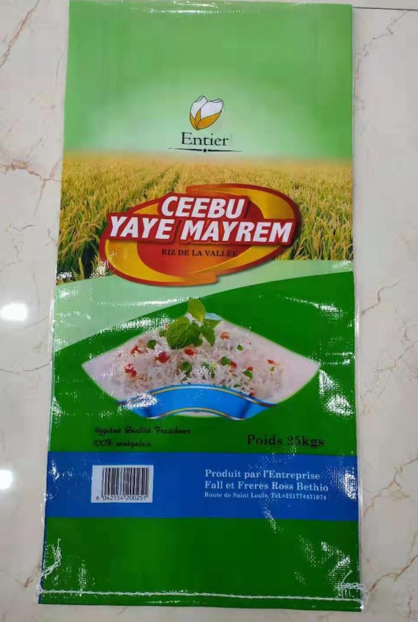 20kg 25kg 50kg PP woven wheat maize flour packaging bags flour bag.